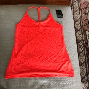 nike coral athletic top